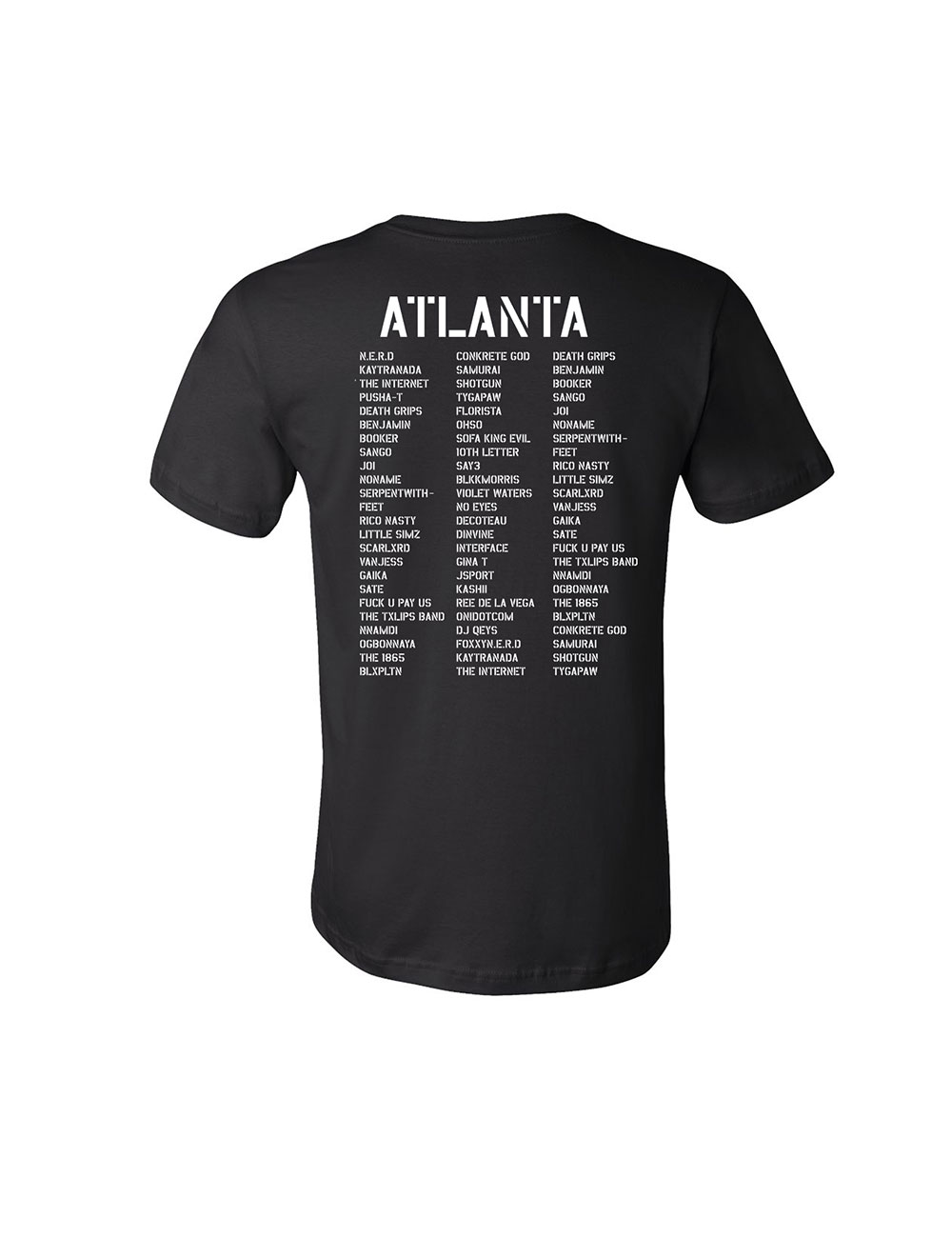 AFROPUNK - Merch - Atlanta Lineup T-Shirt