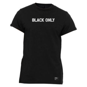 Afropunk - Official Merch Shop - T-Shirts - Black Only Large Print Rolled Cuff Tee