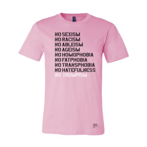 Afropunk - Official Merch Shop - T-Shirts - No Trumpism Pink tee